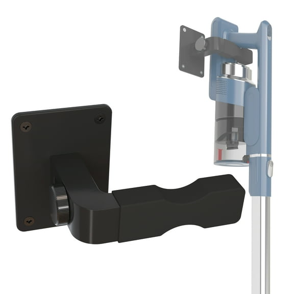 Liboer Wall Mounted Adjustable Holder for V7 V8 V10 V11 V12 V15, Compatible with Shark IX141 IZ362H IZ363HT IZ682H Pet Cordless Stick Vacuum, Black