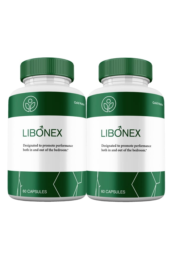 Libonex Capsules, High Potency Pills, All Natural Formula Male Supplement Libo Nex Capsules Performance (2 Pack)