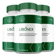 Libonex Capsules, High Potency Pills, All Natural Formula Male Supplement Libo Nex Capsules Performance 3 Pack