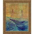 thumbnail image 1 of Libra 24x20 Gold Ornate Wood Framed Canvas Art by Mikalojus Ciurlionis, 1 of 2