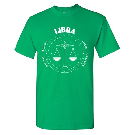 Libra Balance Harmony Charm Diplomacy Sarcastic Humor Graphic Tees Gift For Mens Novelty Funny T Shirt