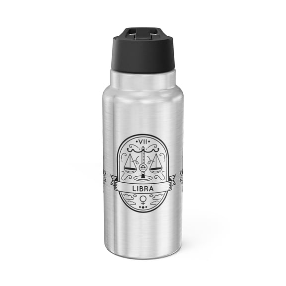 Libra Birthday Zodiac Sign Travel Mug Gator Tumbler, 32oz