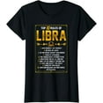 thumbnail image 1 of Libra Horoscope Zodiac Facts Traits Rules Astrological Sign T-Shirt, 1 of 3