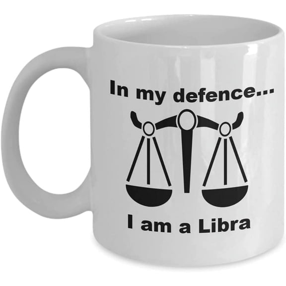 Libra Mug, Libra Coffee Mug, Zodiac White Tea Cup, Librans,