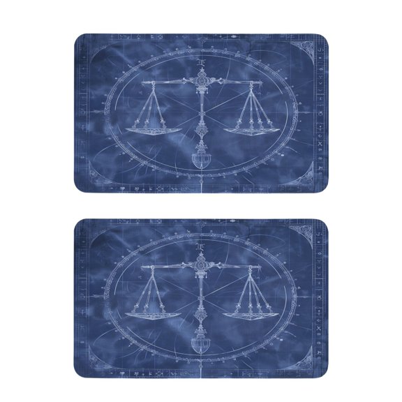 Libra Of Zodiac Strong Fridge Magnets Refrigerator Magnets Sticker Decor for Whiteboards Locker 4"x2.5" 2 Pack