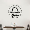 thumbnail image 1 of Libra Scales Symbol Air Sign Libra Zodiac Sign Astrological Chart Symbol Constellation Vinyl Wall Art Wall Sticker Wall Decal Home Room Wall Office Living Room Wall Decoration Decal Size (20x20 inch), 1 of 3