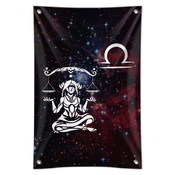 Libra Scales Zodiac Sign Horoscope in Space Home Business Office Sign