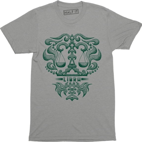 Libra Scrape Zodiac Sign Astrological Astrology Scales Men's T-Shirt