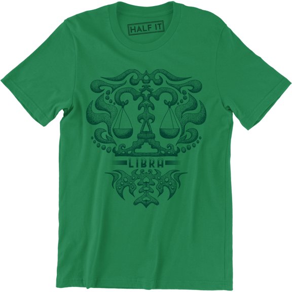 Libra Scrape Zodiac Sign Astrological Astrology Scales Men's T-Shirt