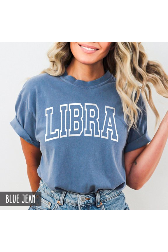 Libra Shirt September or October Birthday Zodiac Gift for Her Unisex Libra tee for him Lib