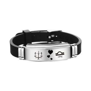Zodiac Constellations Leather Bracelet - Retro Alloy Braided Rope Bangle For Men & Women, 22.5cm Wrist Size 2 thumbnail image