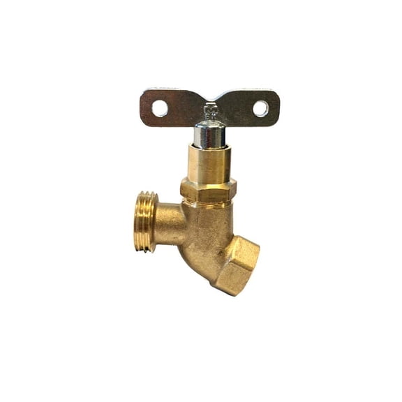 Libra Supply 1/2'', 1/2 inch Loose Key Female Hose Bibb, FIP x GHT, 6pcs