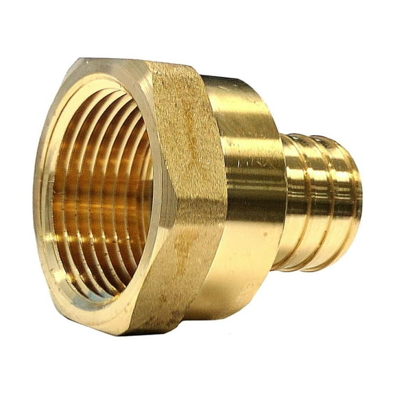 Libra Supply 1/2 inch Lead Free PEX Copper Female Adapter, Barb x FIP, (Pack of 10 pcs, Click in for more size options), 1/2'', 1/2-inch Pipe Fitting Plumbing Supply