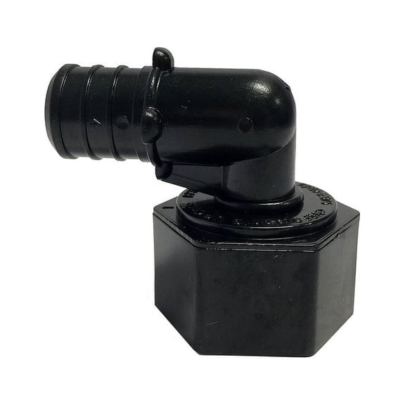 Libra Supply 1/2 inch PPSU PEX Female Elbow, Barb x FIP, (Bag of 10 pcs, Click in for more size options), 1/2'', 1/2-inch Pex Fitting Plumbing Supply