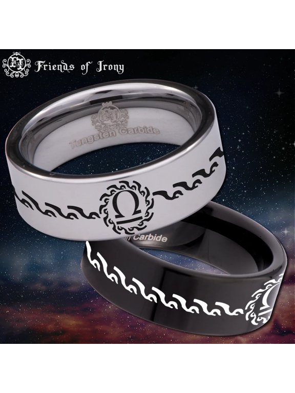Libra Tungsten Carbide Ring