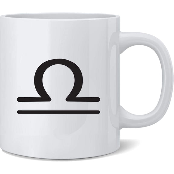 Libra Zodiac Astrology Symbol Horoscope Ceramic Coffee Mug Tea Cup Fun Novelty Gift 12 oz