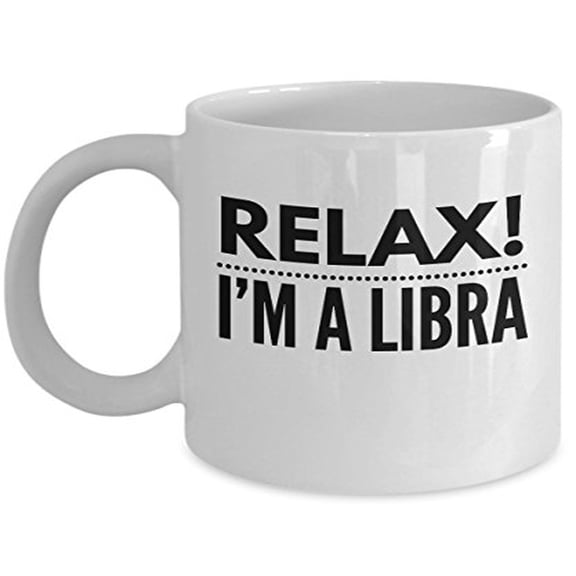 Libra 11 oz Coffee Mug - Astrology Gift White Ceramic
