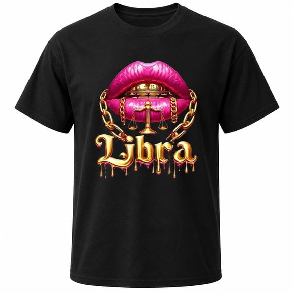 Libra Zodiac Graphic T-Shirt, Unisex Classic Fit Astrology Tee