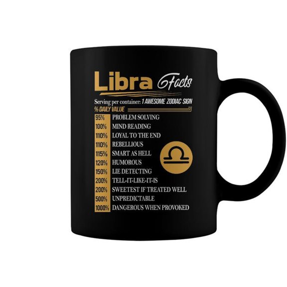Libra Zodiac Libra Facts Birthday Coffee Mugs