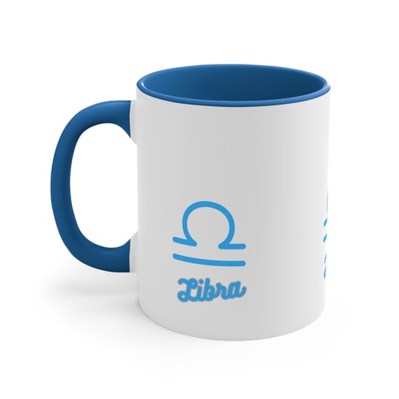 Libra Zodiac October Birthday Horoscope BPA Free Ceramic Coffee Mug 11oz