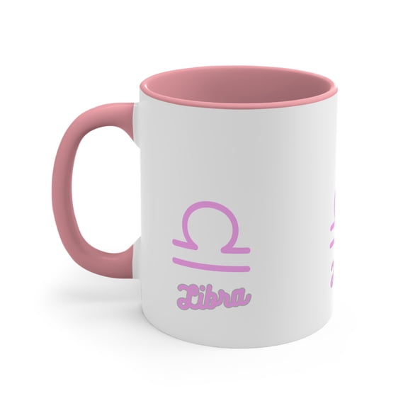 Libra Zodiac October Birthday Horoscope BPA Free Ceramic Coffee Mug 11oz