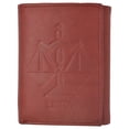 thumbnail image 1 of Libra Zodiac Sign Bifold Trifold Genuine Leather Men's Wallets, 1 of 28