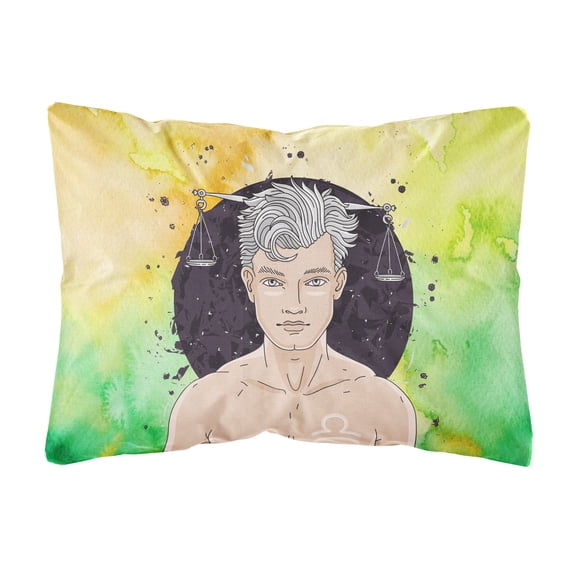 Libra Zodiac Sign Canvas Fabric Decorative Pillow