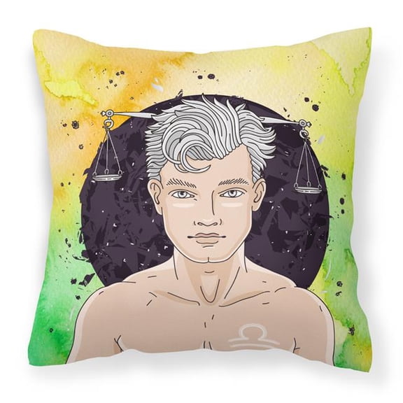 Libra Zodiac Sign Fabric Decorative Pillow