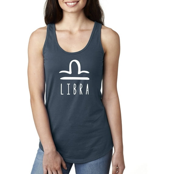 Libra Zodiac Sign Racerback Tank