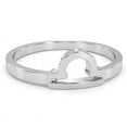 thumbnail image 1 of Libra Zodiac Sign Ring In Solid 14k White Gold, 1 of 6