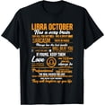 thumbnail image 1 of Libra Zodiac T Shirt Libra October Characteristic T-Shirt, 1 of 3