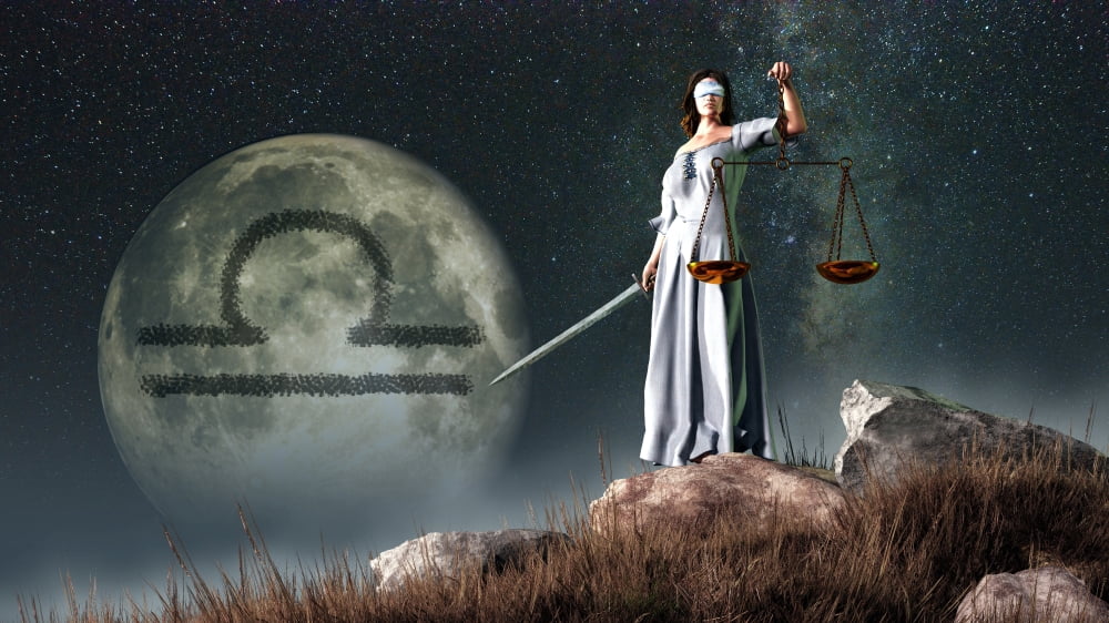 Libra is the seventh astrological sign of the Zodiac Canvas Art - Daniel EskridgeStocktrek Images (38 x 21)