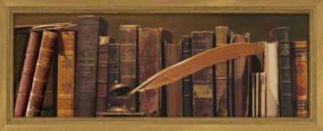 Librairie II Canvas Art - Alain Pelletier (24 x 48)