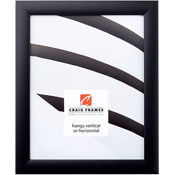 Librala 1WB3BK 4 by 9-Inch Picture Frame, Smooth Wrap Finish, 1-Inch Wide, Black