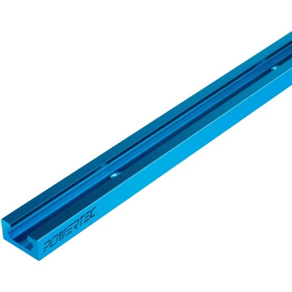 Librala 71065 24 Inch Double-Cut Profile Universal T-Track with Predrilled Mounting Holes, 1PK, T Track for Woodworking Jigs and Fixtures, Drill Press Table, Router Table, Workbench