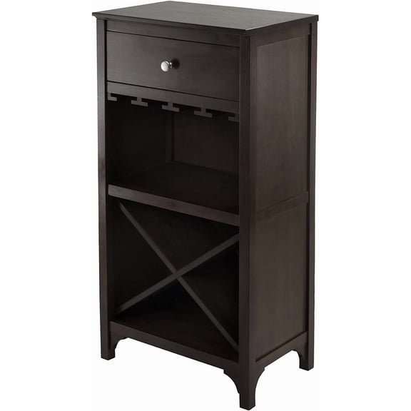 Librala Ancona Wine Storage, Dark Espresso