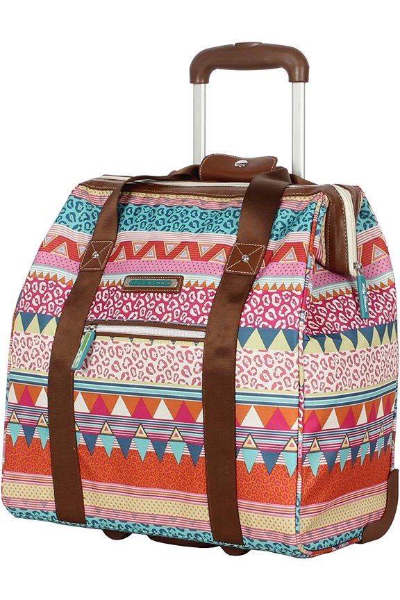 Design Pattern Carry on Bag Wheeled Cabin Tote (On the Powl)