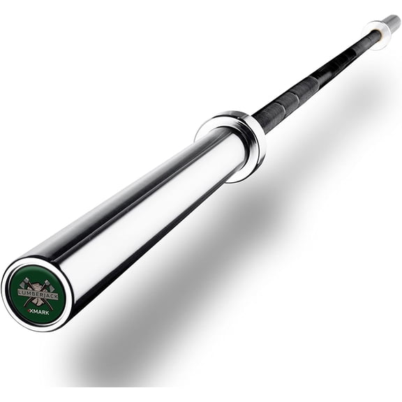 Librala Lumberjack 7 Ft Barbell, 28mm Bar for Squat Bench Deadlift & Lifts, 1000 lb Capacity, 2-Inch Weight Bar