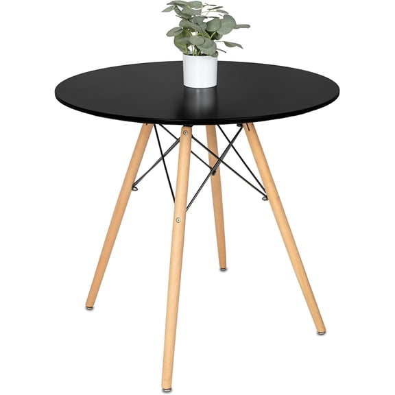 Librala Mid Century Kitchen Dining Room Table - 47" x 27.5" (White)