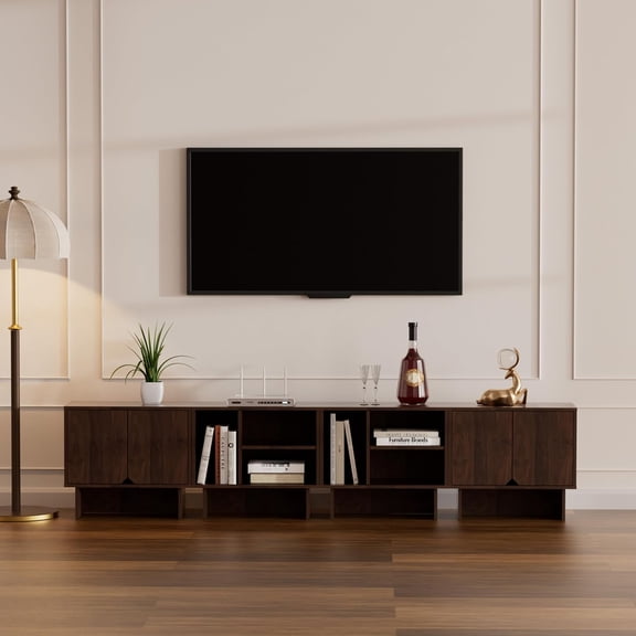 Librala Modular TV Stand for 100-Inch TV,Also Used as Storage Sideboards,Bookcase,4pcs End Table,Nightstand,Buffet Cabinets with Adjustable Shelf,Coffee Table for Living Room,Dining Room