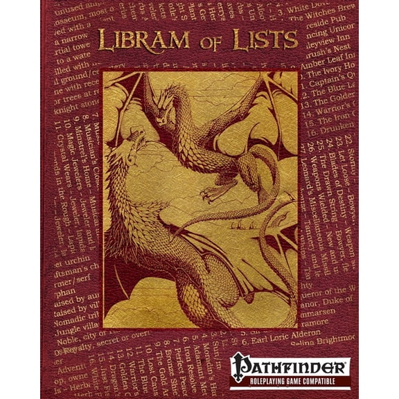 Libram of Lists: Pathfinder RPG Compatible (Paperback) by Thomas Thrush