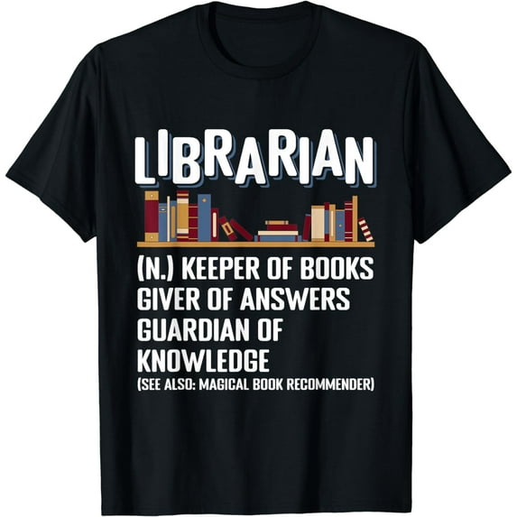 Librarian Definition Library Librarian T-Shirt