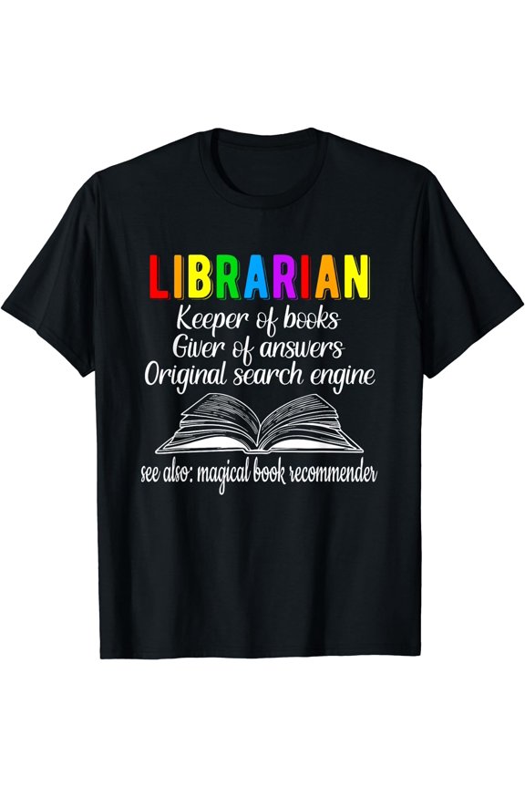 Librarian Definition Library Worker Day T-Shirt