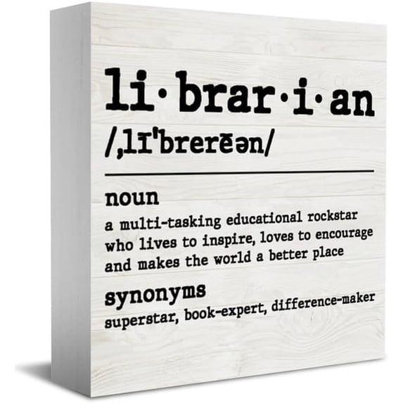 Librarian Gift, School Librarian Gifts Birthday Retirement Christmas ...