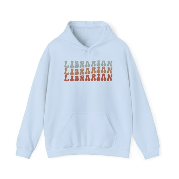 Librarian Hoodie, Gifts, Hooded Sweatshirt