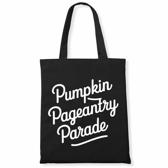 Librarian Pumpkin Pageantry Parade Library Event Halloween Book Lovers Women Canvas Bag 1Pc