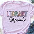 thumbnail image 1 of Librarian Shirt, Library Shirt, Library Squad, Librarian Shirts for Women, Reading Teacher Shirt, Reading C0.ach Shirt, Reading Specialist, 1 of 2