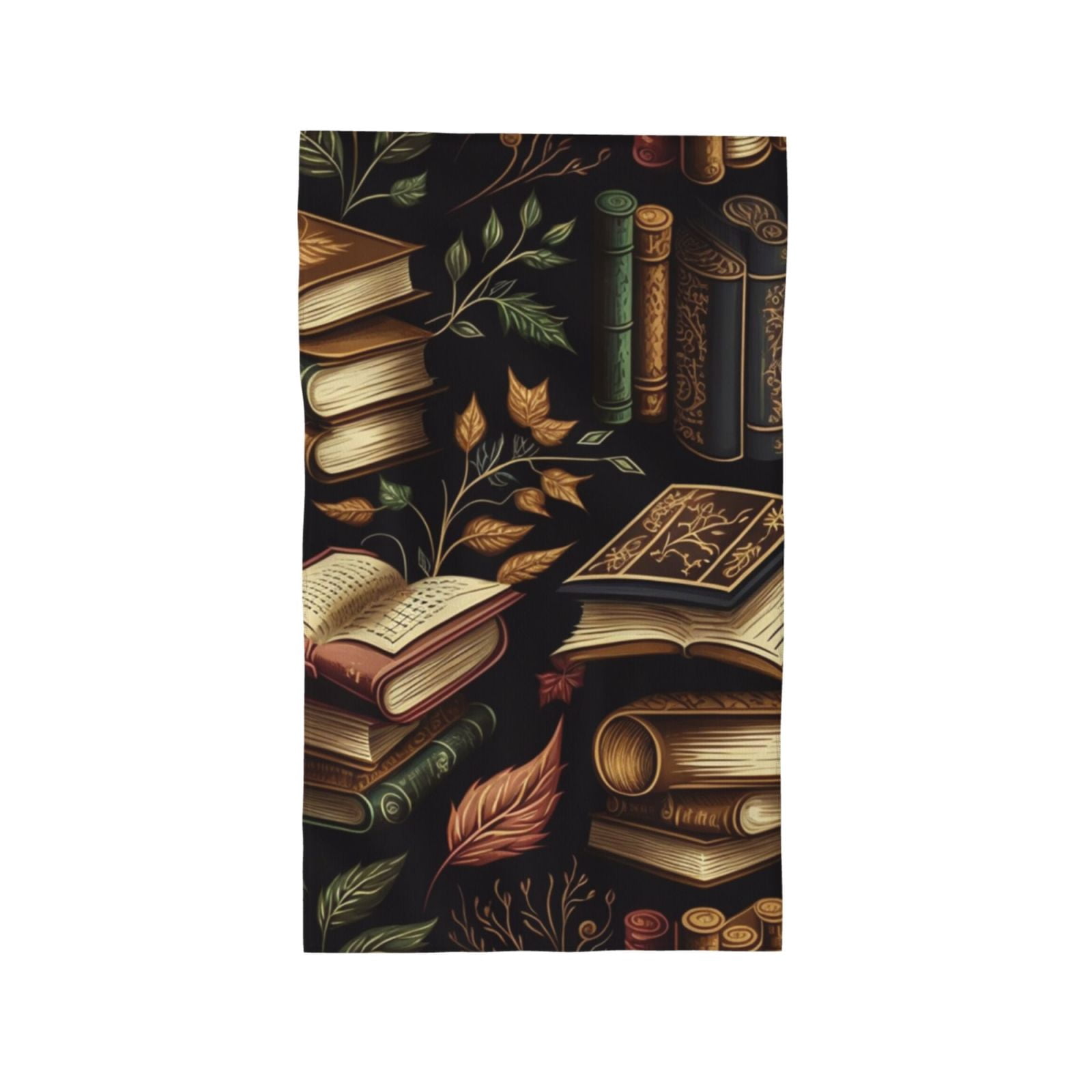 Library Books Magic Book 27.5" x 16" Ultra Soft Hand Towel, Face Wash Cloth for Bathroom, Gym, Travel, Pool