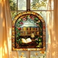 thumbnail image 1 of Library Bookshelf Acrylic Suncatcher: Bookish Window Hanging, 1 of 5