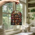 thumbnail image 1 of Library Bookshelf Acrylic Suncatcher, NOT Glass, Library Window Hanging, Librarian Wall Decor, Book Lover Gift, Reading Book Ornament, 1 of 5